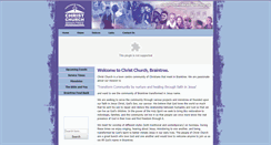 Desktop Screenshot of christchurchbraintree.org.uk